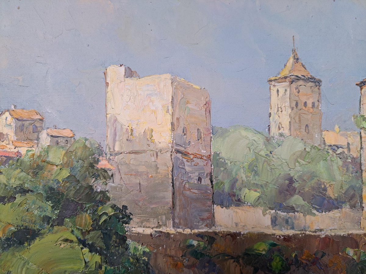 Sauveterre De Béarn, “the Bridge Of Legend” By André Beronneau-photo-3