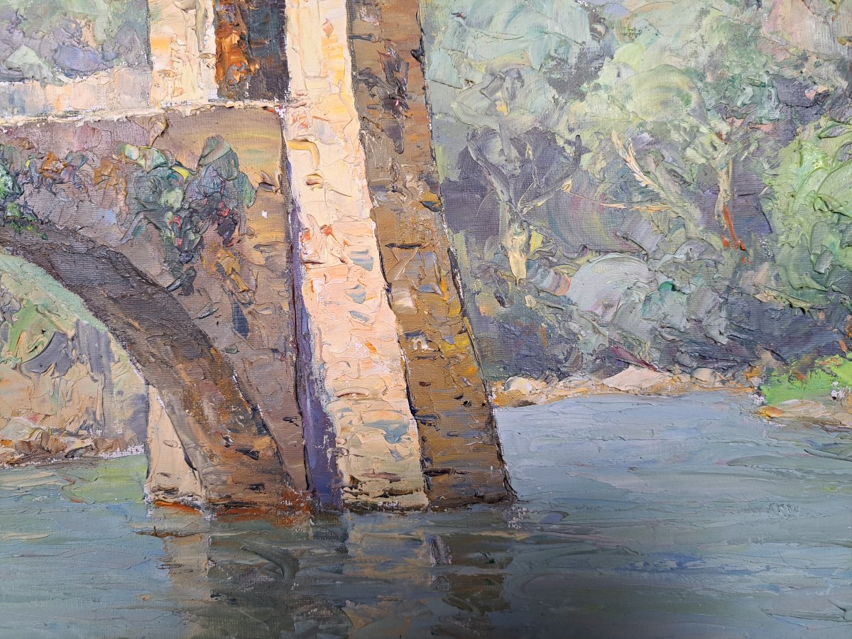 Sauveterre De Béarn, “the Bridge Of Legend” By André Beronneau-photo-1