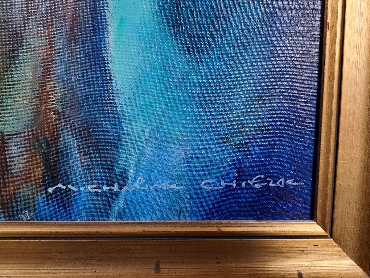 Portrait Of Jesus By Micheline Chibrac.-photo-2