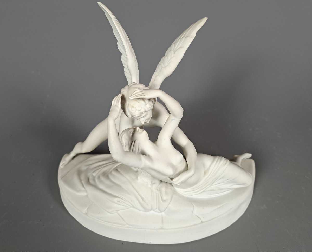 Psyché ranimée par le baiser de l'Amour, d'après A. Canova (1757-1822)-photo-2