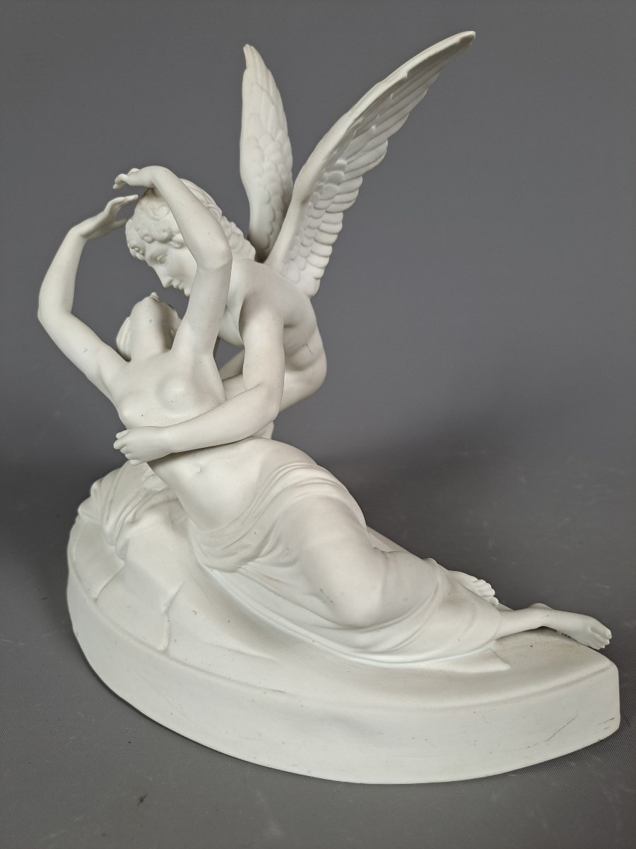 Psyché ranimée par le baiser de l'Amour, d'après A. Canova (1757-1822)-photo-4