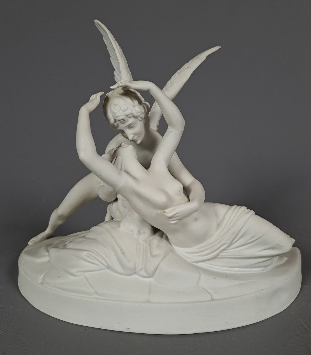 Psyché ranimée par le baiser de l'Amour, d'après A. Canova (1757-1822)
