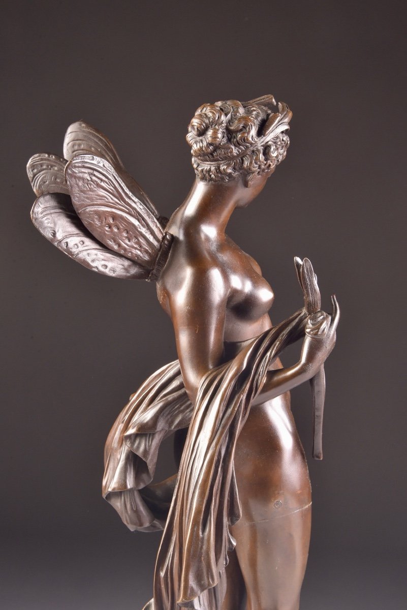 "nymphe Fluviale" By Mathurin Moreau (french, 1822-1912)-photo-4
