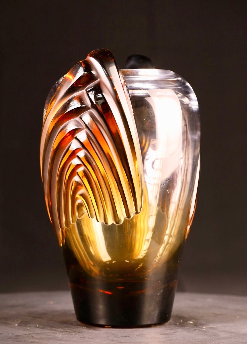  Lalique France - "marrakech" Vase-photo-2