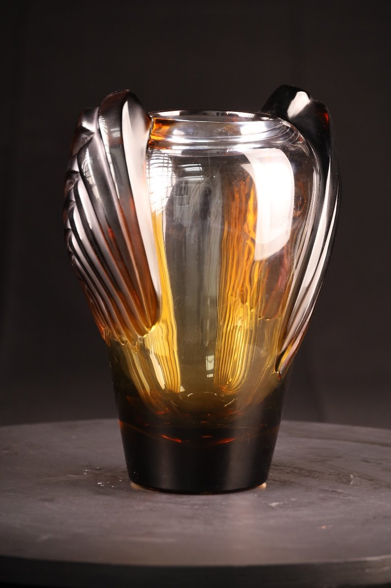  Lalique France - "marrakech" Vase-photo-4