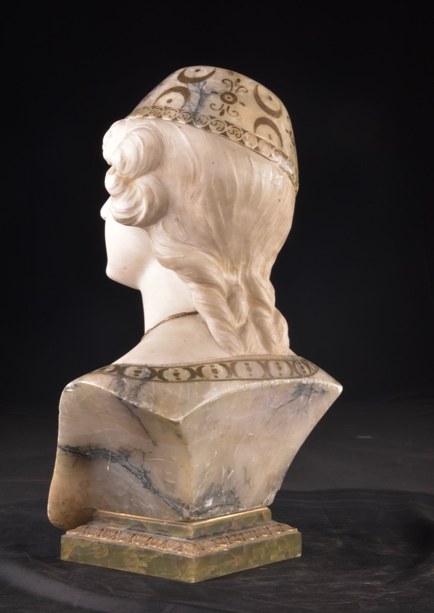 Bust Of A Beautiful Oriental Woman-photo-4