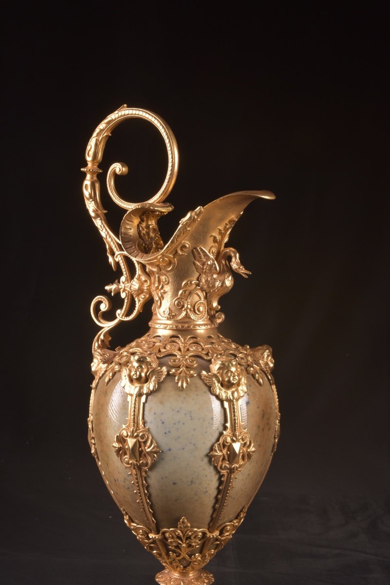 Pair Of Victorian Ewers; France, Circa 1850-1900-photo-1