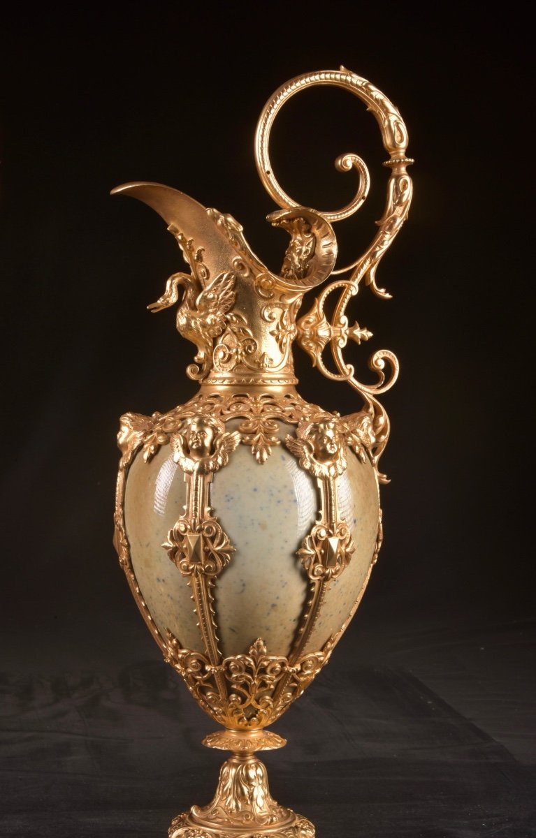 Pair Of Victorian Ewers; France, Circa 1850-1900-photo-2
