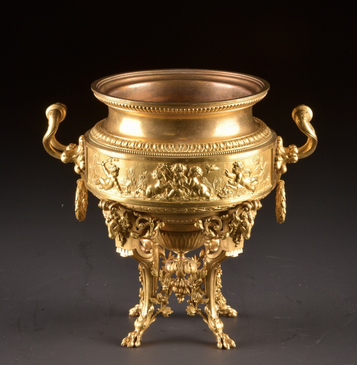 Gilt Bronze Centerpiece, Attributed To F. Barbedienne-photo-2