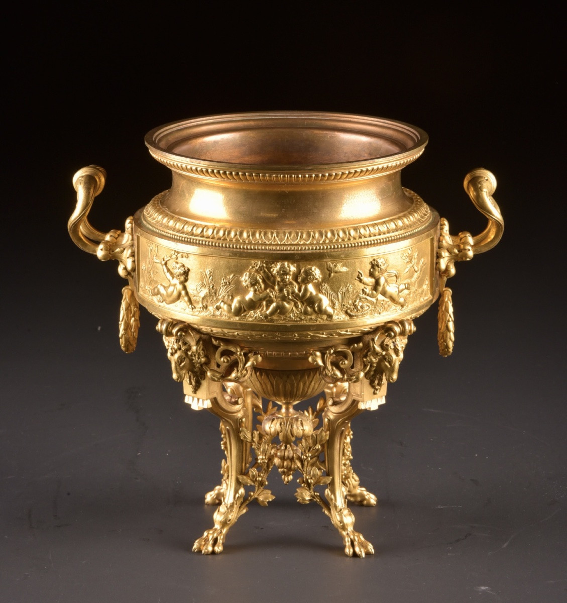 Gilt Bronze Centerpiece, Attributed To F. Barbedienne-photo-8