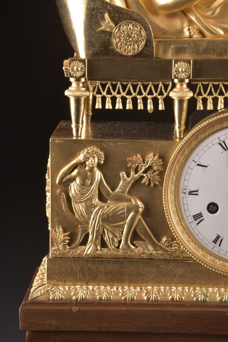 Empire Clock “madame Récamier”-photo-4