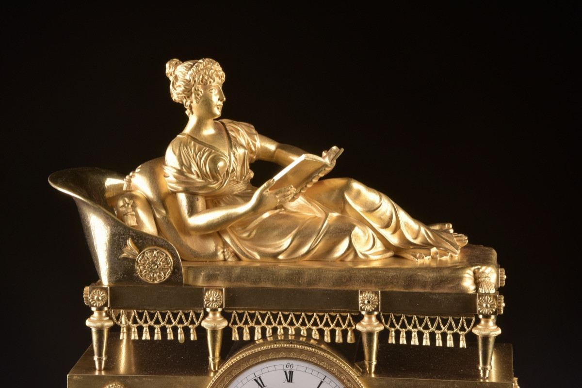 Empire Clock “madame Récamier”-photo-5