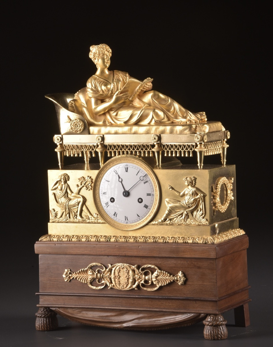Empire Clock “madame Récamier”-photo-6