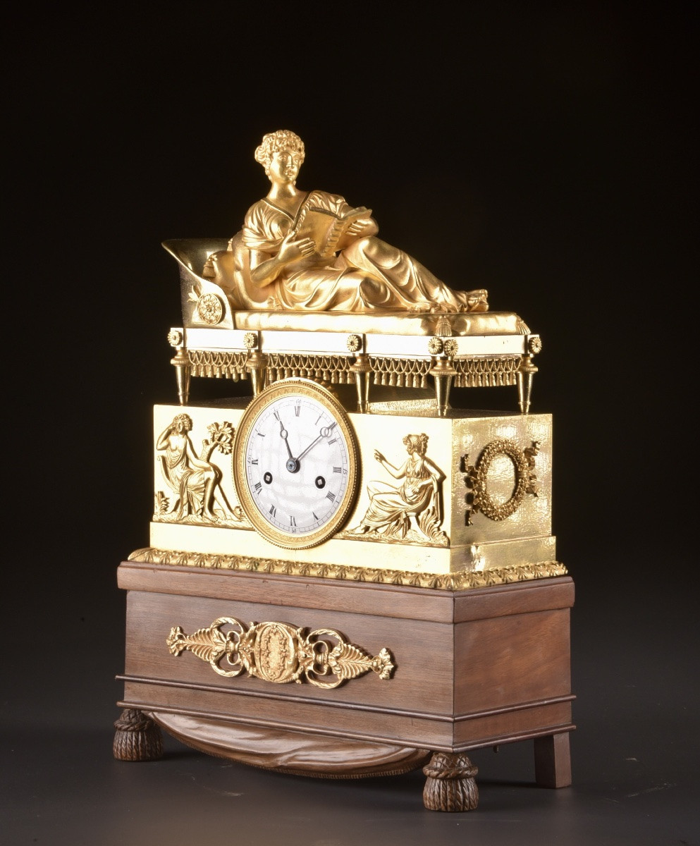 Empire Clock “madame Récamier”-photo-7