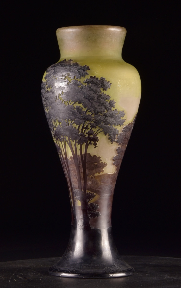 Émile GALLÉ (1846-1904), large Art Nouveau vase