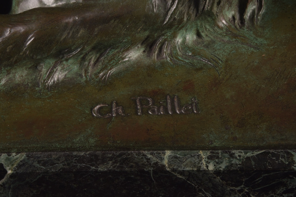 Deux Amis, Charles Paillet (1871–1937), Cire Perdue, Susse Frères, Paris-photo-5