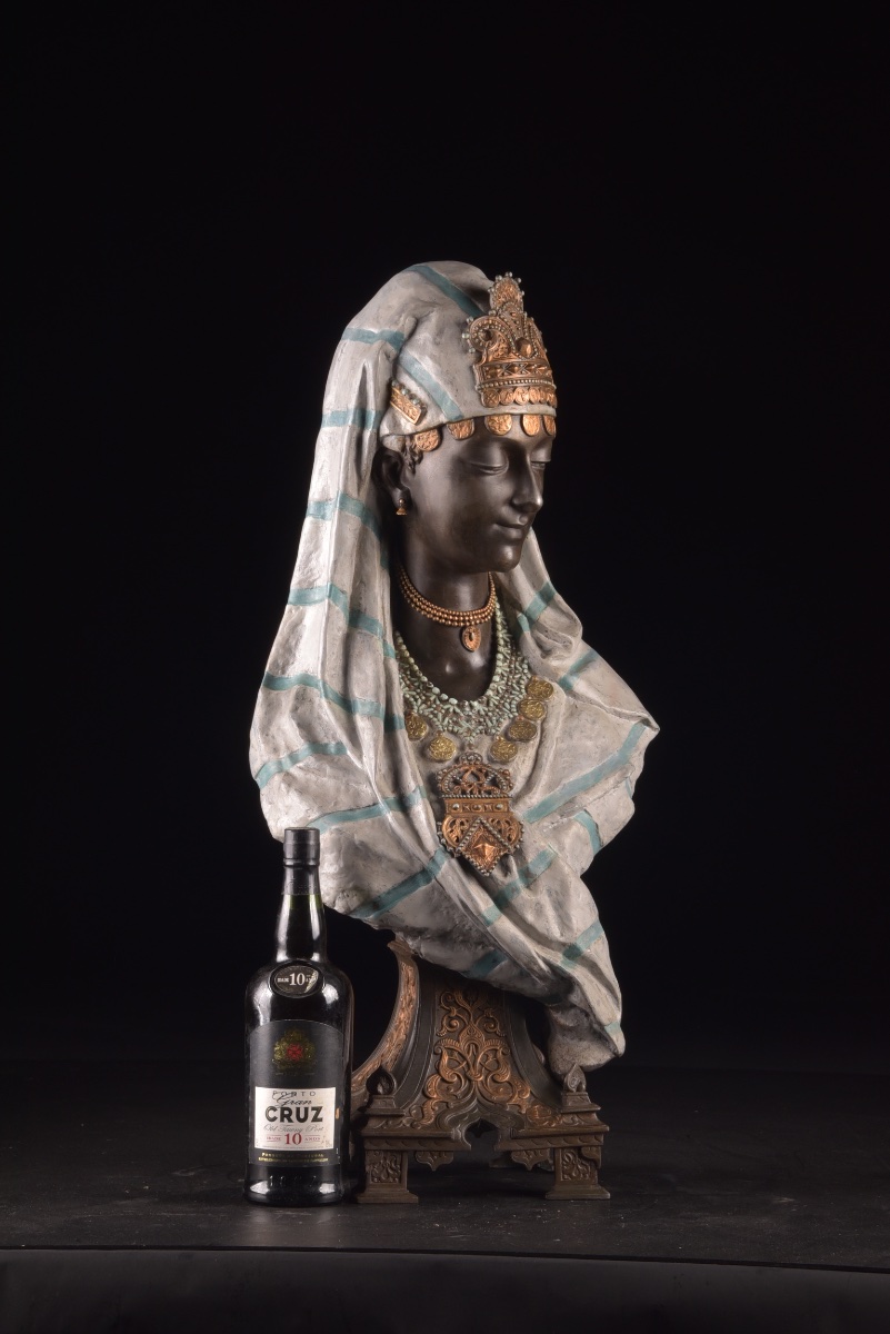 Buste orientaliste attribué à Henri Hottot (actif vers 1880–1900)-photo-2