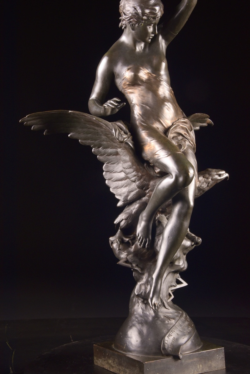 Hébé et Jupiter sous la forme d’un aigle, Émile-Louis Picault (1833–1915)-photo-4