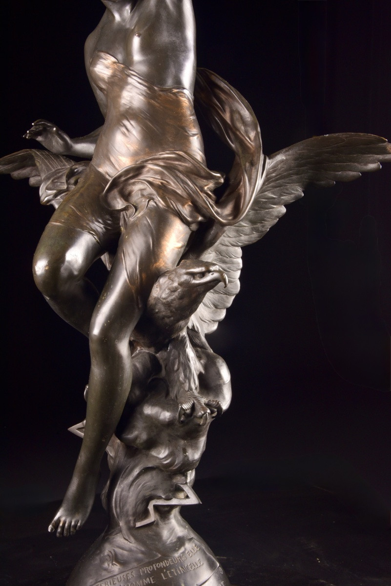 Hébé et Jupiter sous la forme d’un aigle, Émile-Louis Picault (1833–1915)-photo-8