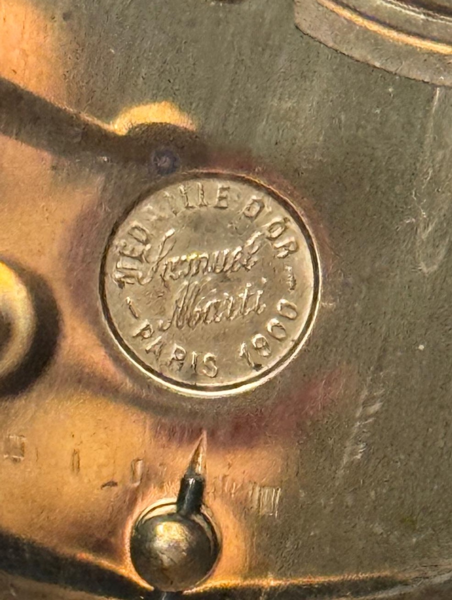 Gilt Bronze Mantel Clock With Putti Supporting A Celestial Sphere – Samuel Marti, Paris (c. 190-photo-3