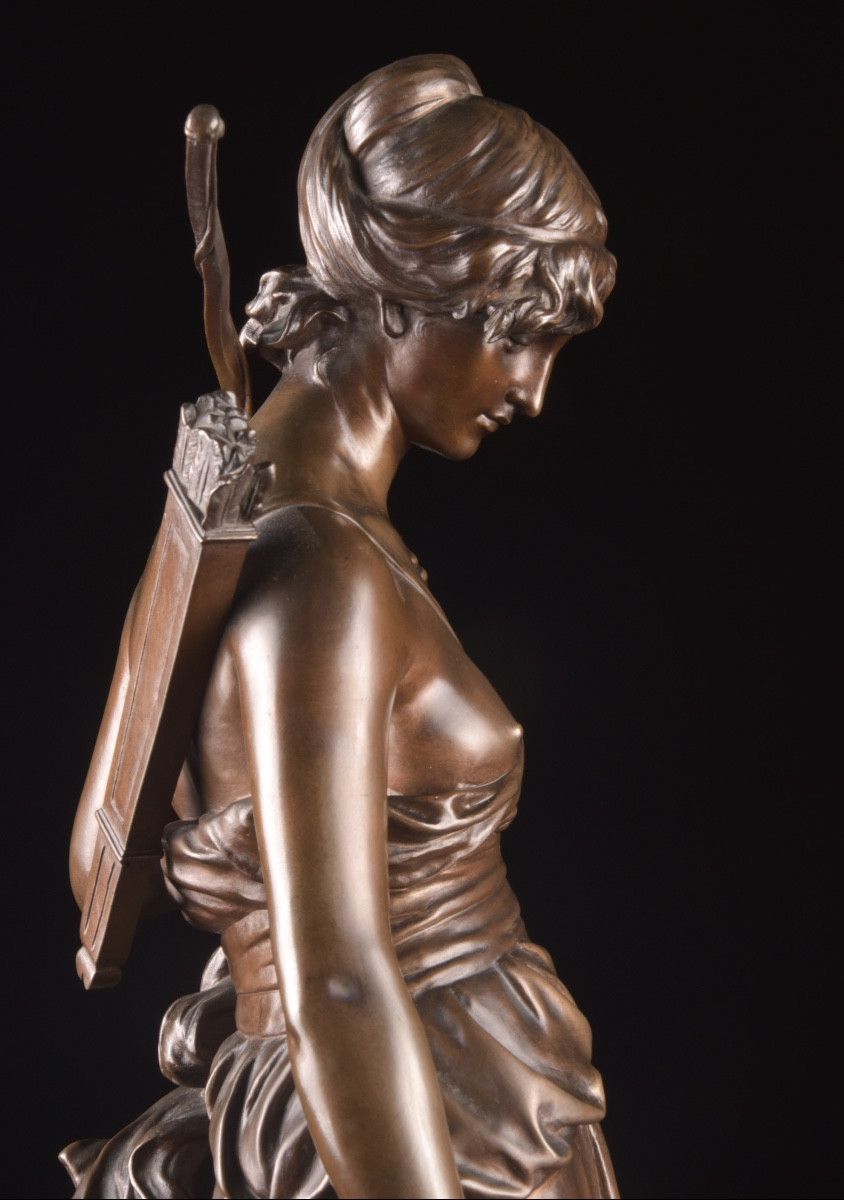 Aimé-jules Aizelin (1823–1902) — “nymph Of Diana”-photo-4