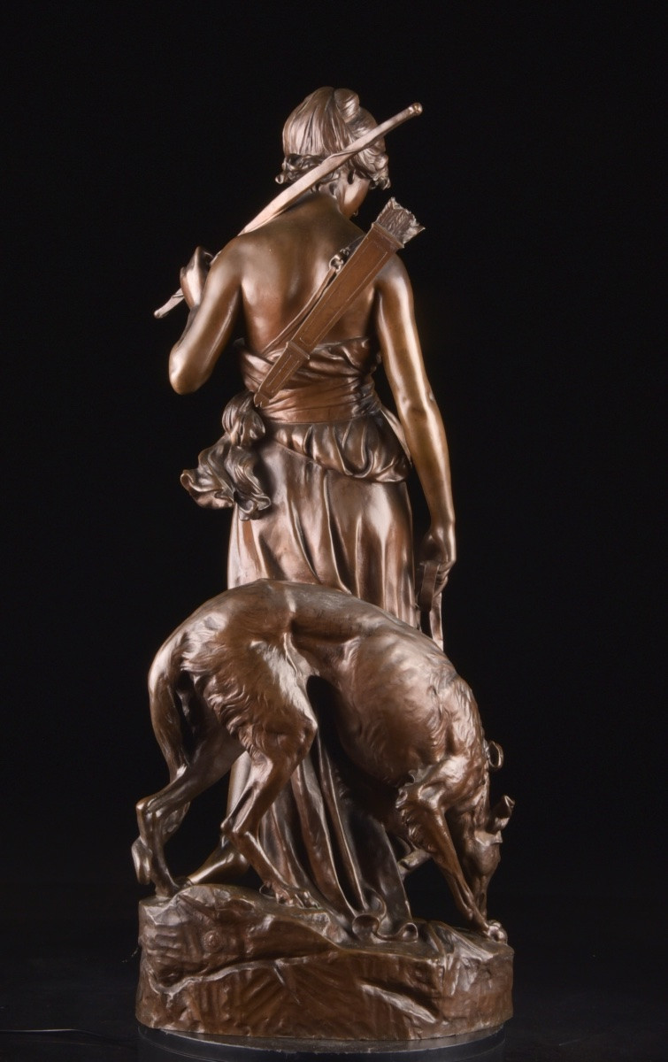 Aimé-jules Aizelin (1823–1902) — “nymph Of Diana”-photo-5