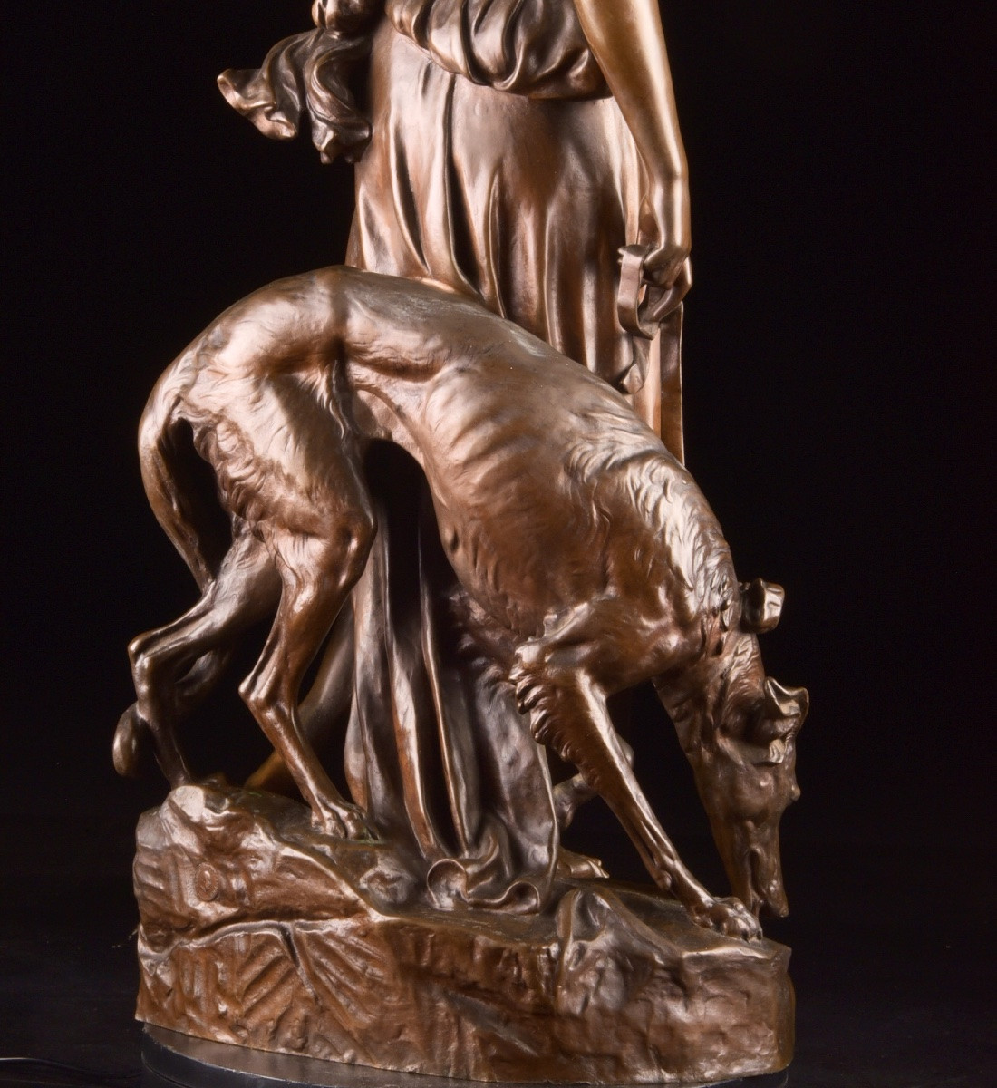 Aimé-jules Aizelin (1823–1902) — “nymph Of Diana”-photo-6