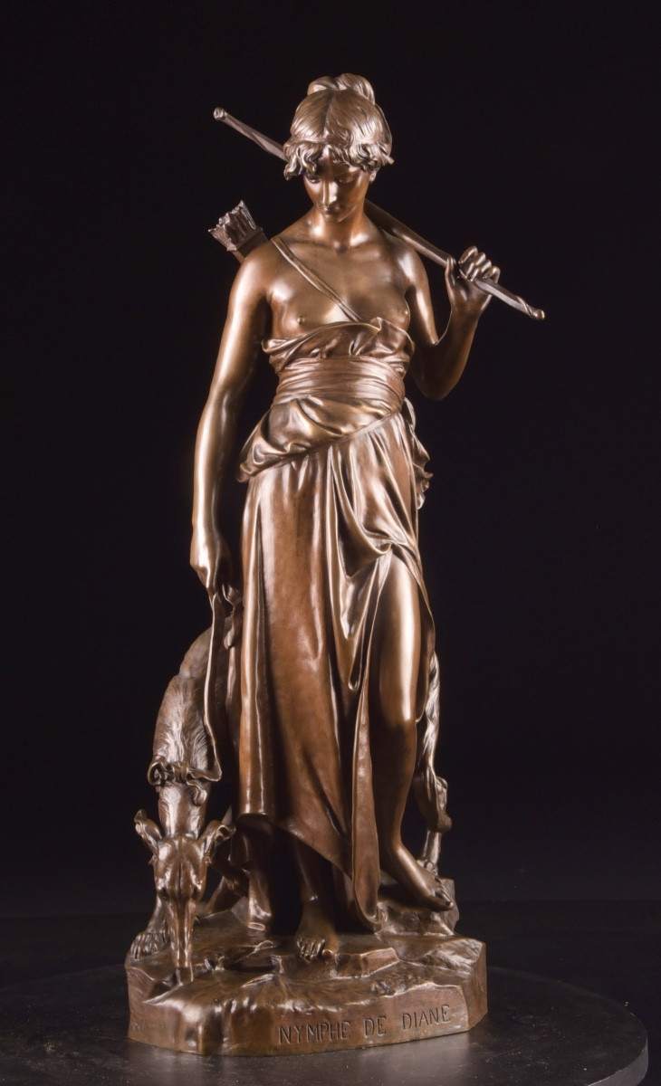 Aimé-jules Aizelin (1823–1902) — “nymph Of Diana”