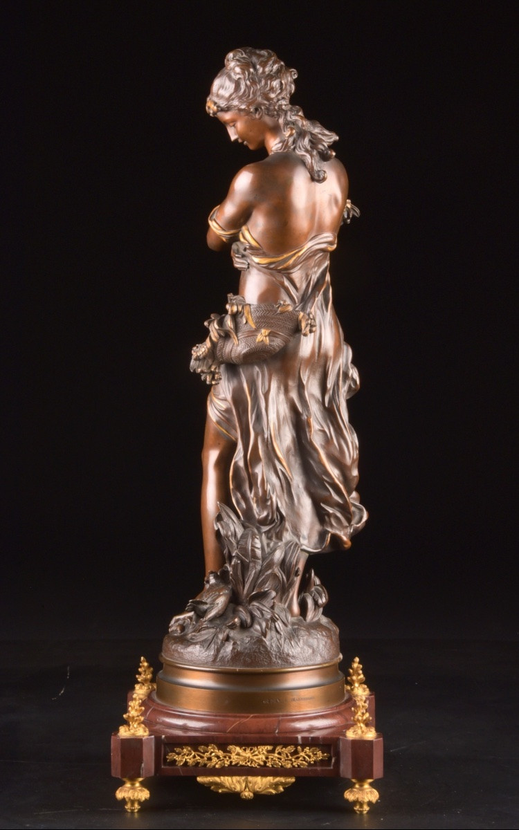 Hippolyte Moreau (1832–1927) — Figure en bronze sur base tournante-photo-8