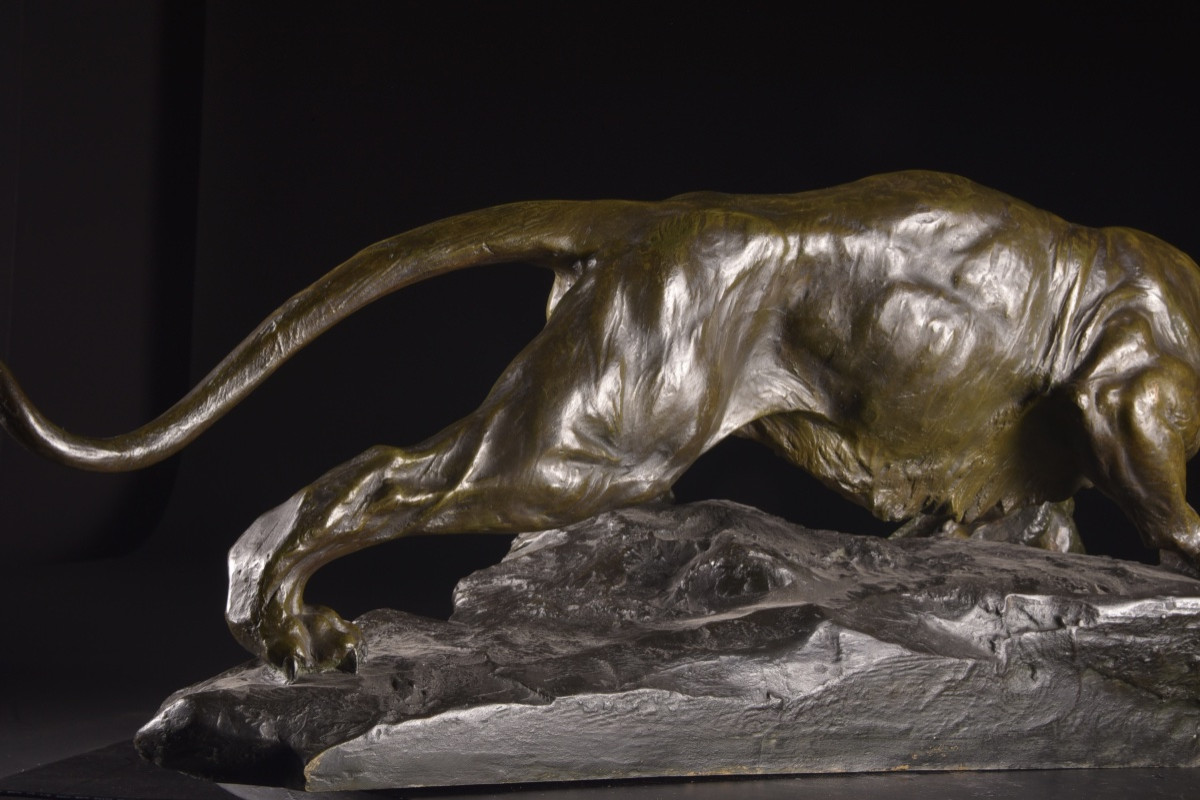 Antonio Amorgasti (1880–1952) Tiger Fighting With Snake, 1921-photo-8