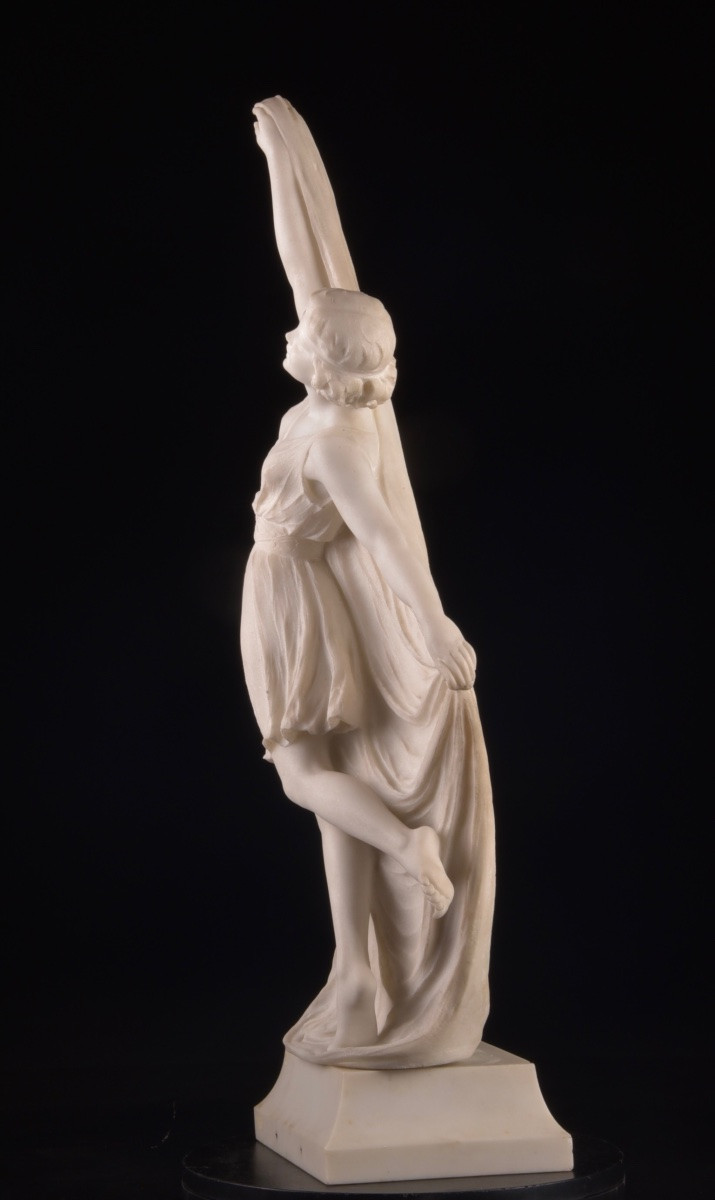 Figure en marbre florentine du XIXe siècle par Dante Zoi-photo-3