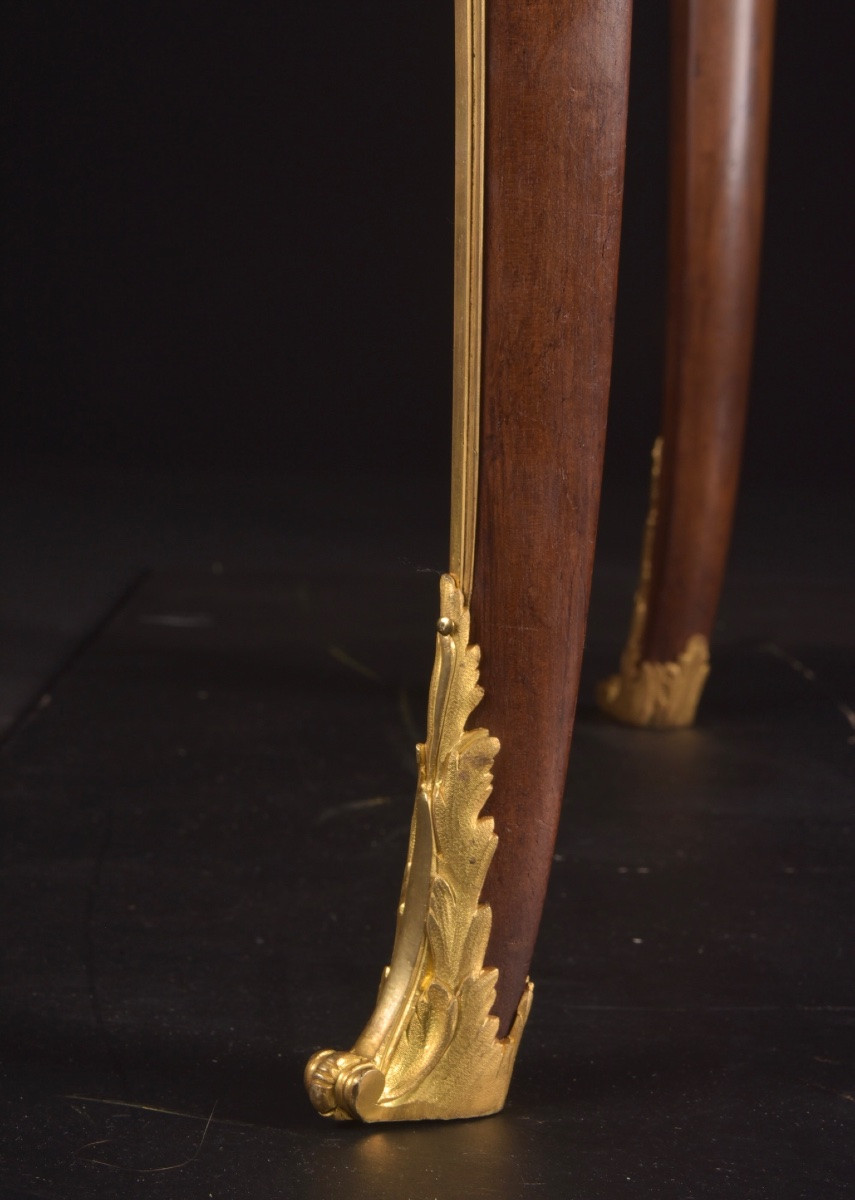 Table écritoire en forme de rognon par François Linke (1855–1946), France, fin du XIXᵉ siècle-photo-4