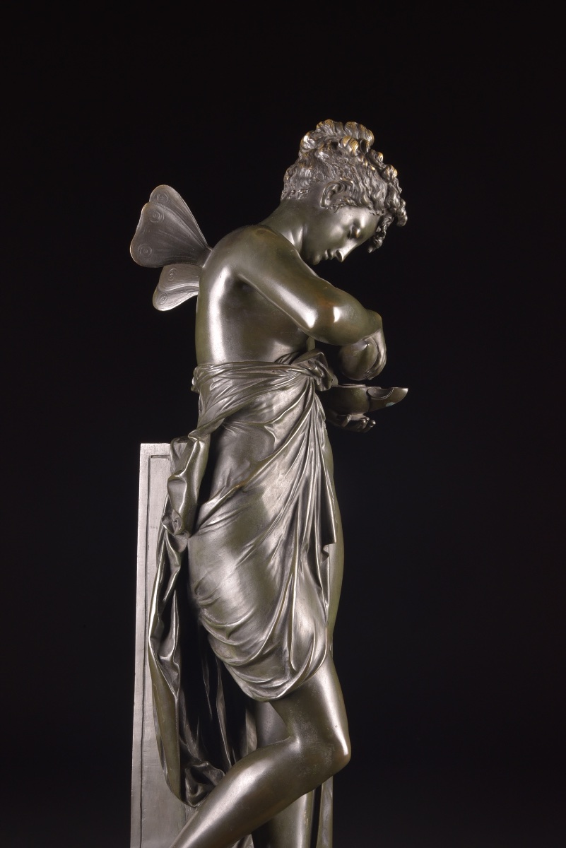 Psyche, Bronze Sculpture, Albert-ernest Carrier-belleuse (1824–1887), 19th Century-photo-4