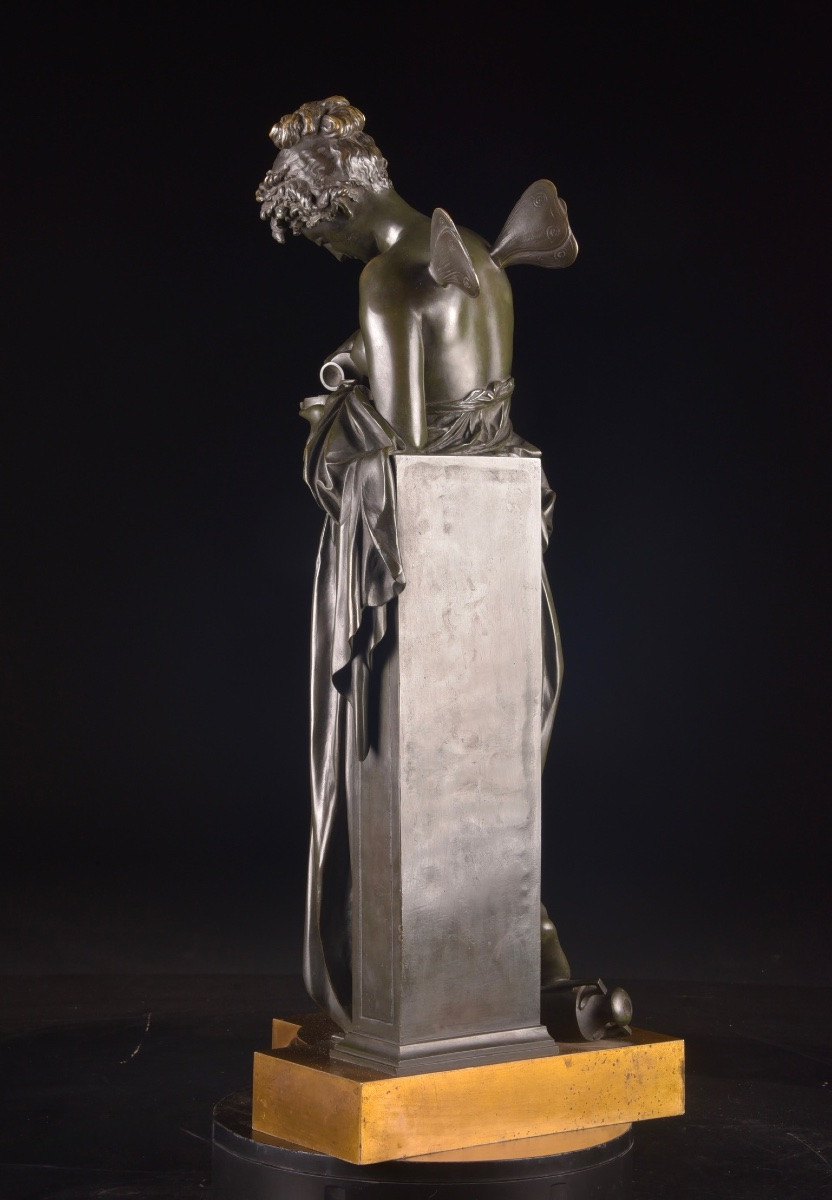 Psyche, Bronze Sculpture, Albert-ernest Carrier-belleuse (1824–1887), 19th Century-photo-7