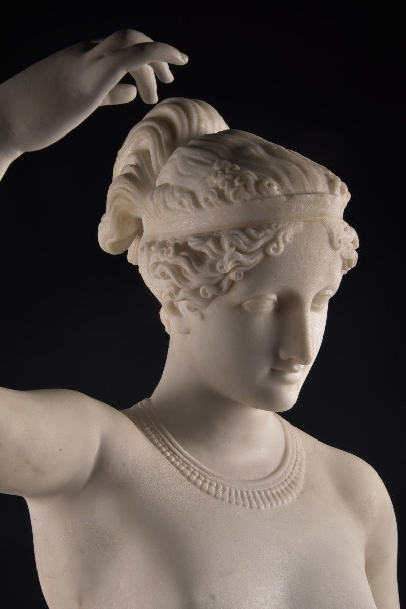 Marble Sculpture Depicting Hebe — After Antonio Canova (1757–1822)-photo-2