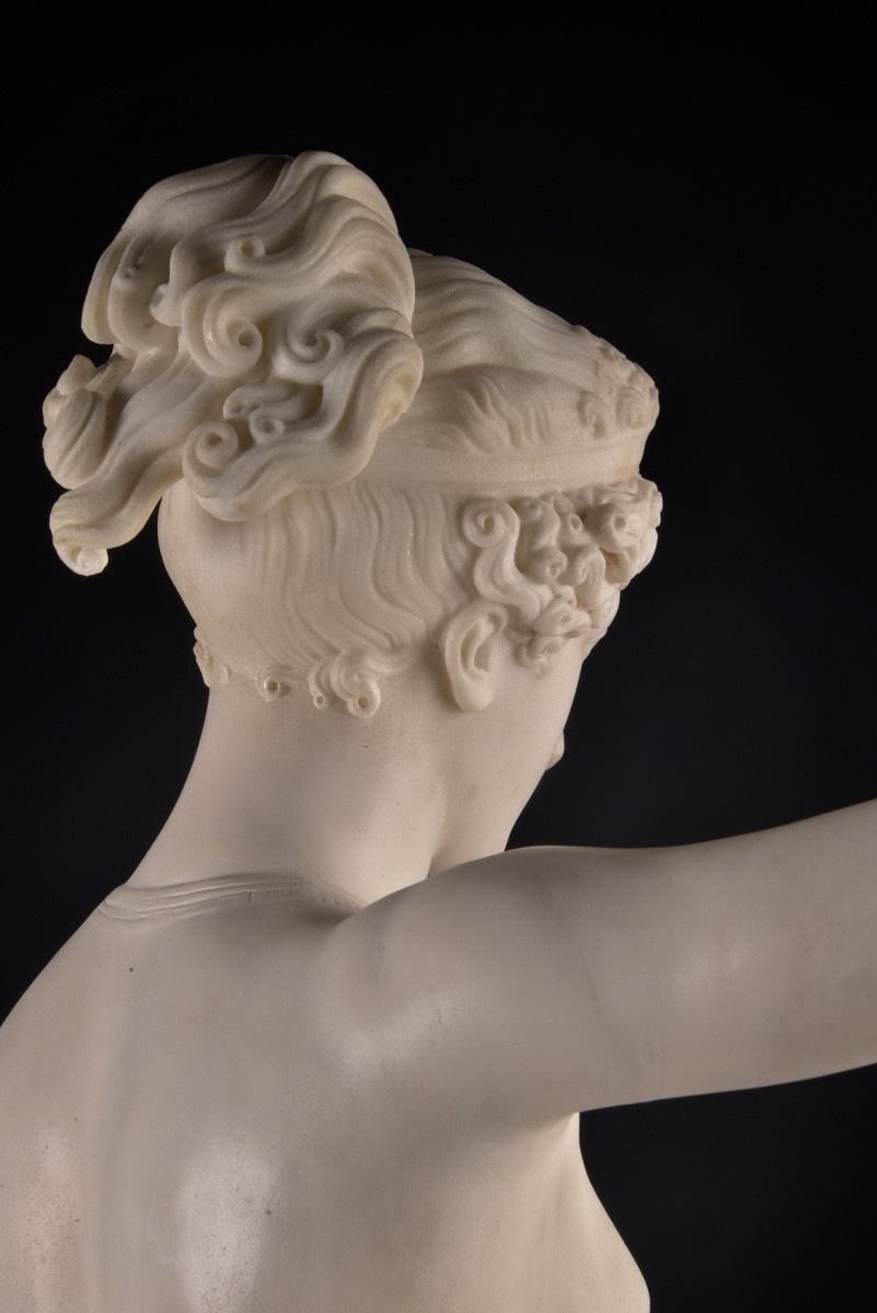 Marble Sculpture Depicting Hebe — After Antonio Canova (1757–1822)-photo-4