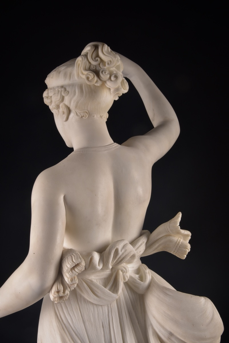 Marble Sculpture Depicting Hebe — After Antonio Canova (1757–1822)-photo-6