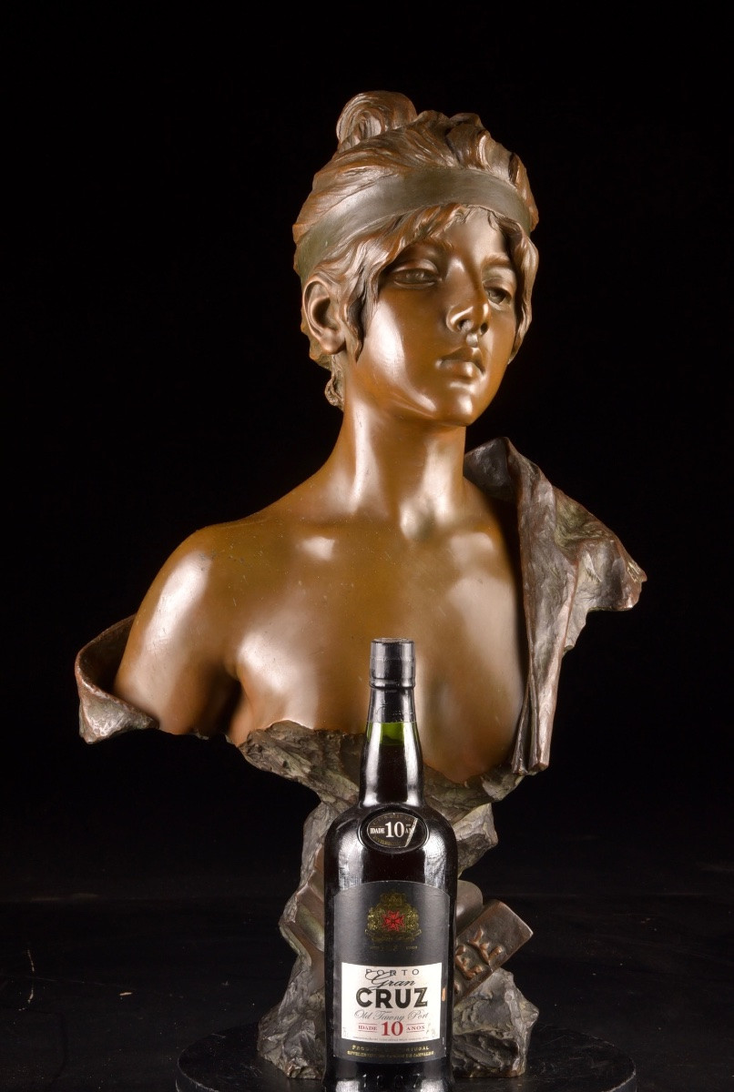 Emmanuel Villanis (1858–1914) – Galatée  Buste monumental en bronze – France, vers 1900-photo-6