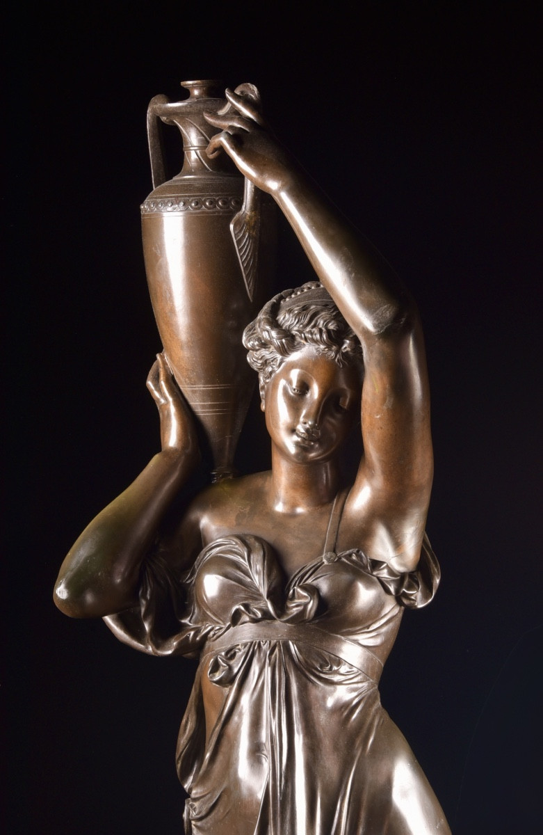 Life-size Sculpture Of A Classical Female Figure, Signe A. Carrier-photo-3