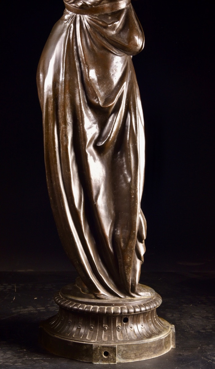 Life-size Sculpture Of A Classical Female Figure, Signe A. Carrier-photo-3