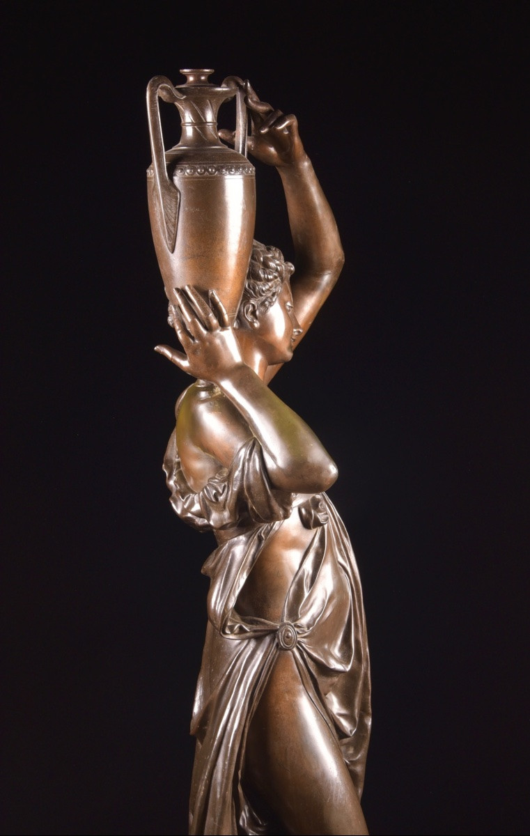 Life-size Sculpture Of A Classical Female Figure, Signe A. Carrier-photo-4