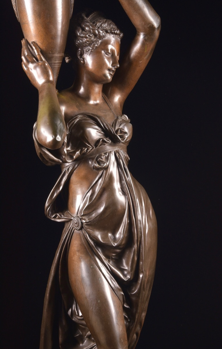 Life-size Sculpture Of A Classical Female Figure, Signe A. Carrier-photo-5