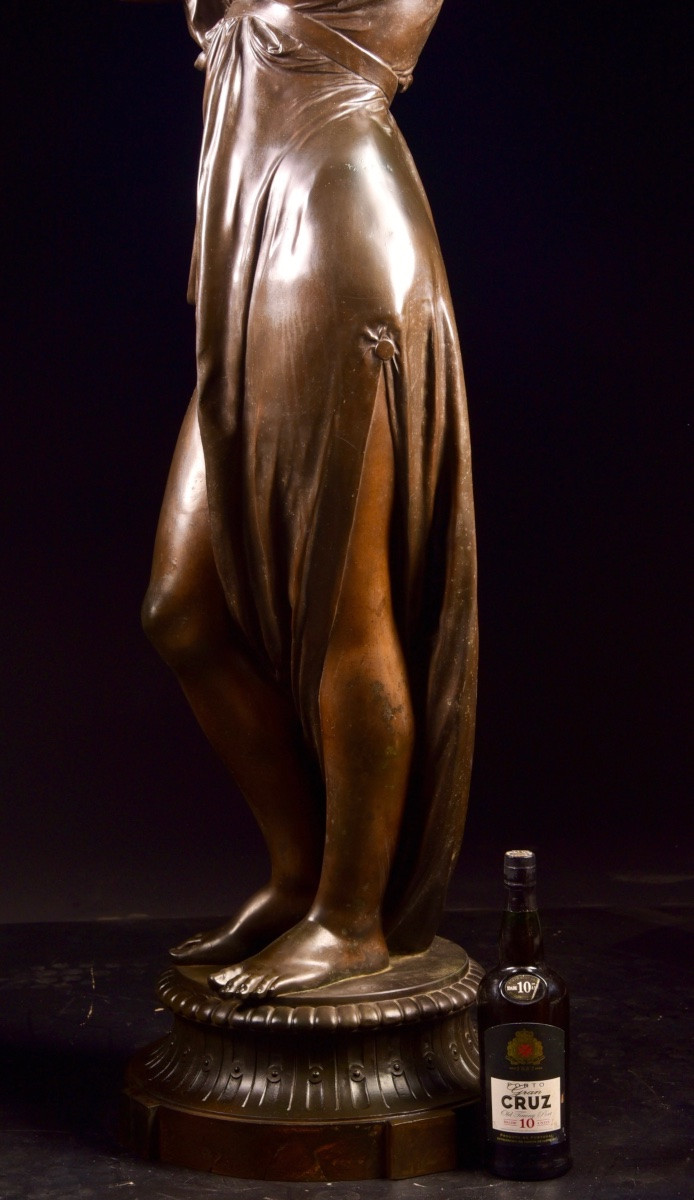 Life-size Sculpture Of A Classical Female Figure, Signe A. Carrier-photo-7