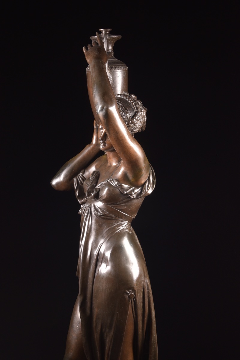 Life-size Sculpture Of A Classical Female Figure, Signe A. Carrier-photo-8