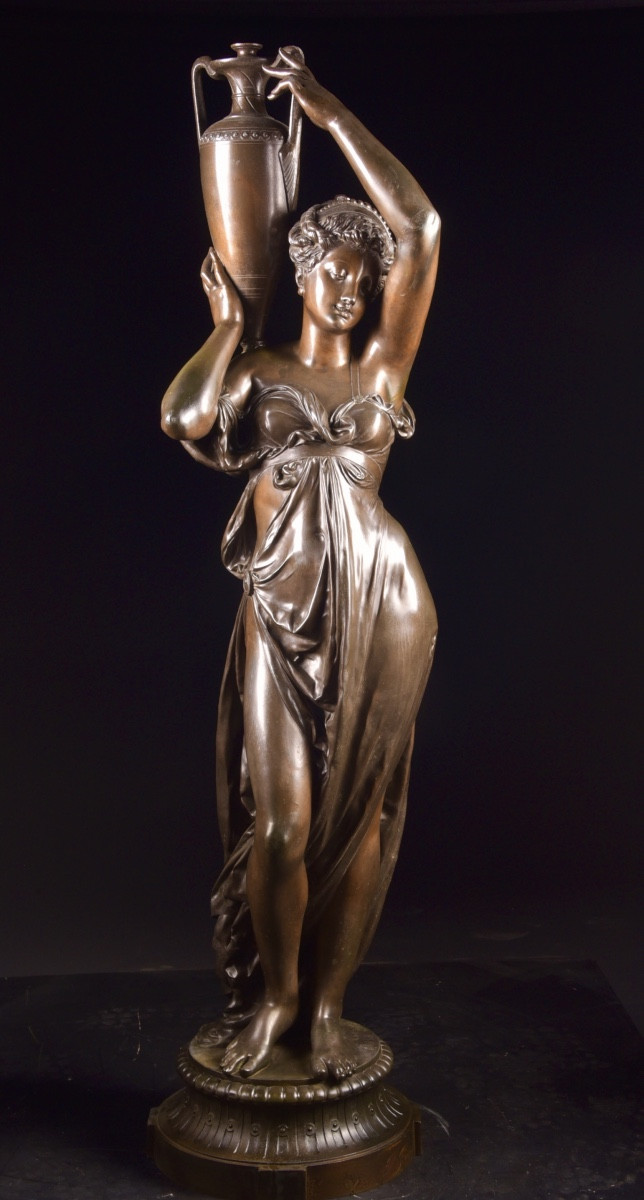 Life-size Sculpture Of A Classical Female Figure, Signe A. Carrier