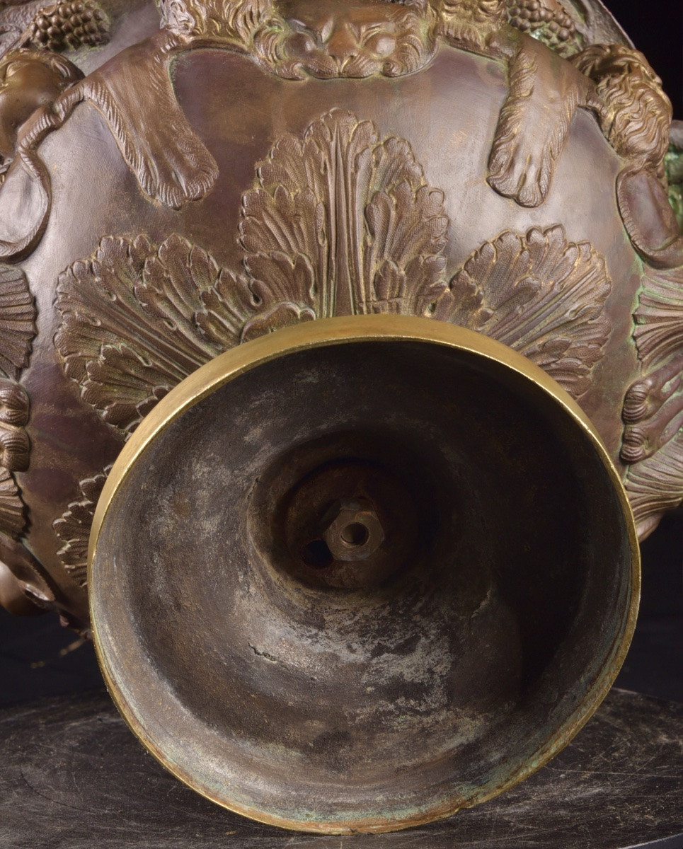 Vase Warwick Vase néoclassique en bronze-photo-6