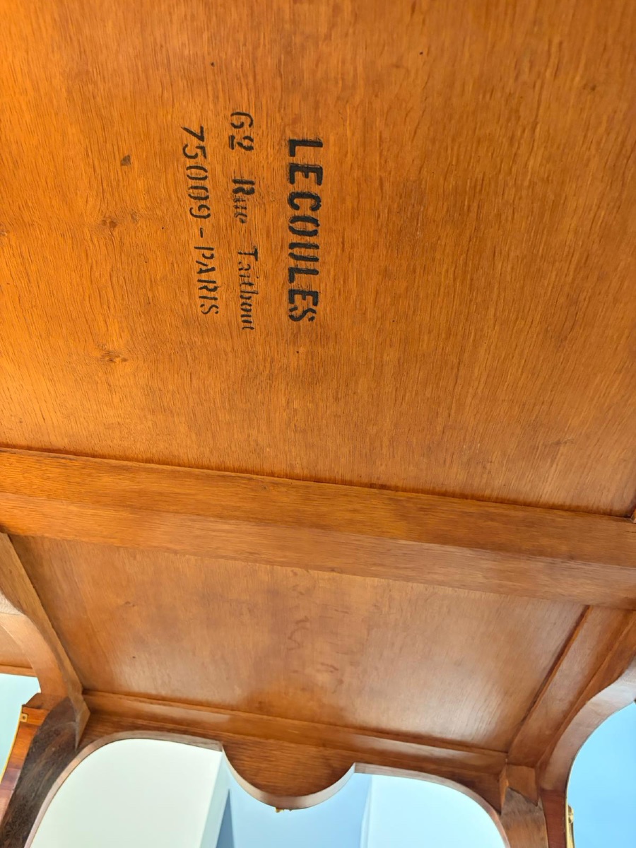 Bureau de style Louis XV, bois plaqué et bronze doré, estampillé Durand & Fils, vers 1880–1900-photo-3