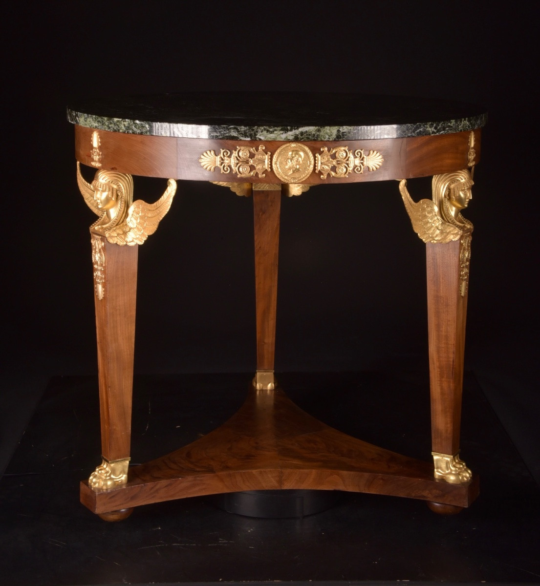 Empire Style Console, Circa 1880-1920, Inscribed "bin Herbin"-photo-8