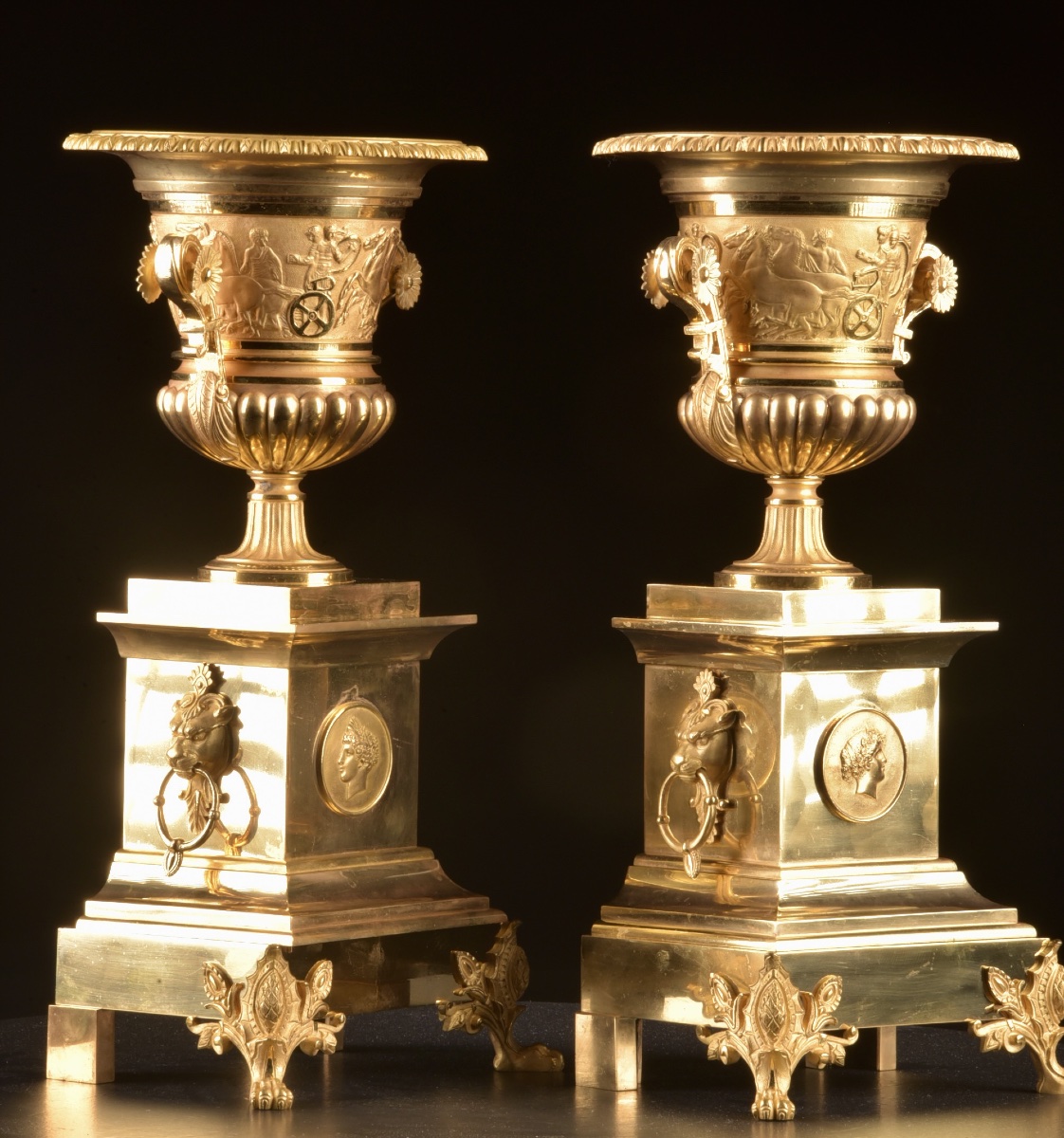 Pair Of French Empire-era Cassolettes -photo-4