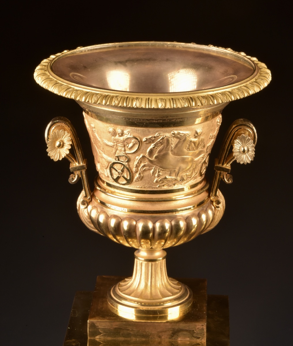 Pair Of French Empire-era Cassolettes -photo-3